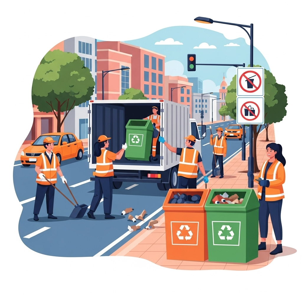Gerenciamento da Coleta Regular e Coleta Seletiva do Lixo Domestico e Limpeza Urbana
